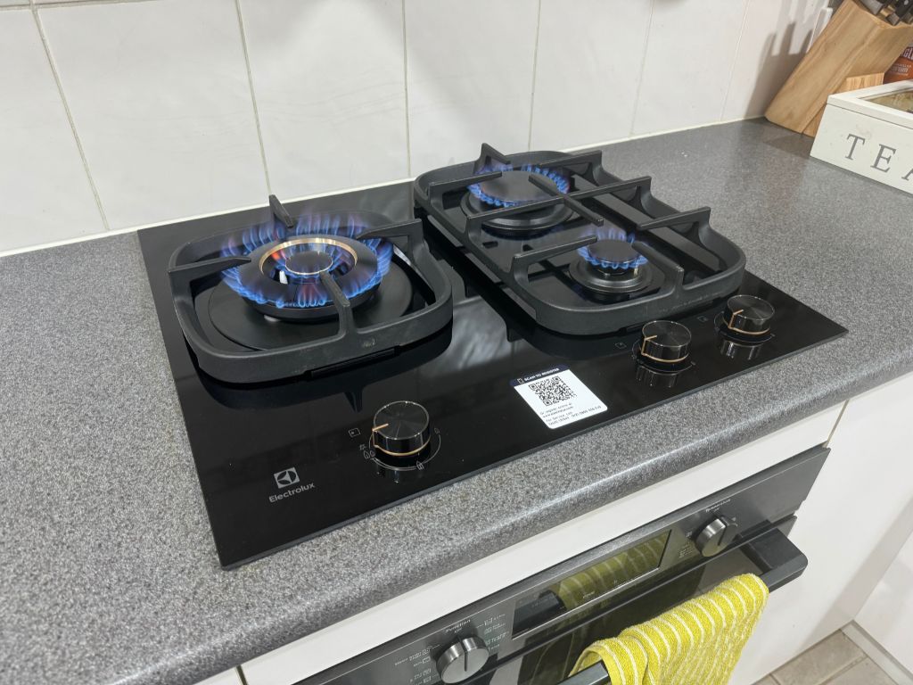 gas cooktop installed by Plumber Warragul